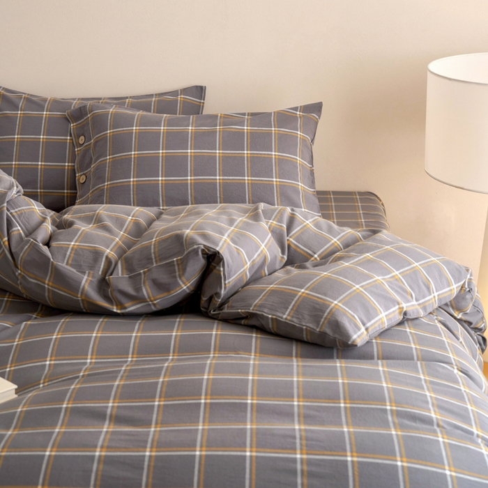 91家纺网 家纺一手货源 找家纺 贝尔 A类全棉纽扣水洗棉四件套 未来暮