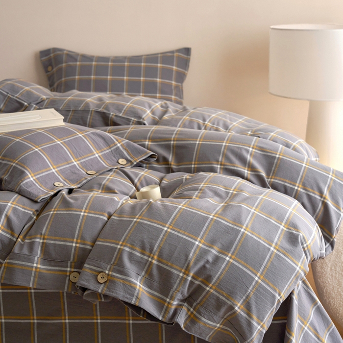 91家纺网 家纺一手货源 找家纺 贝尔 A类全棉纽扣水洗棉四件套 未来暮