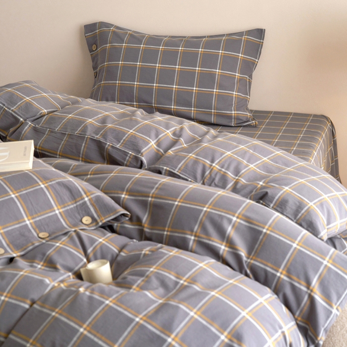 91家纺网 家纺一手货源 找家纺 贝尔 A类全棉纽扣水洗棉四件套 未来暮