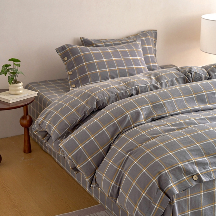 91家纺网 家纺一手货源 找家纺 贝尔 A类全棉纽扣水洗棉四件套 未来暮