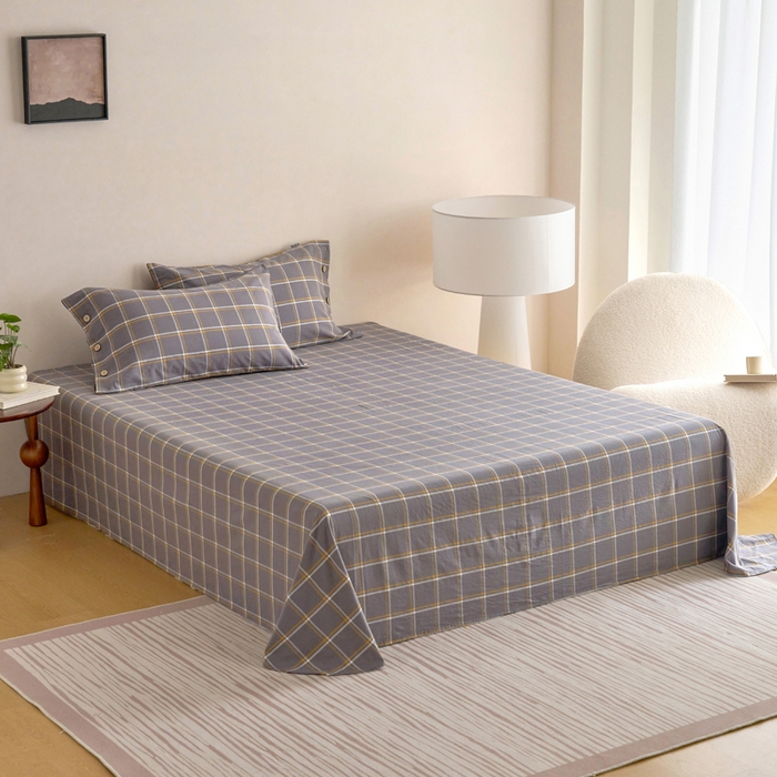 91家纺网 家纺一手货源 找家纺 贝尔 A类全棉纽扣水洗棉四件套 未来暮