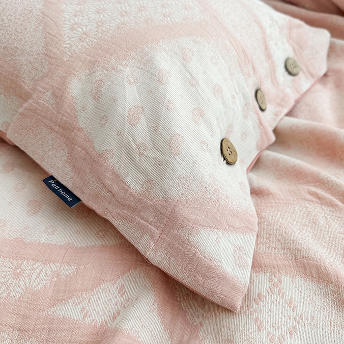 91家纺网 家纺一手货源 找家纺 （总）贝尔 PELLHOME 全棉三层纱提花四件套-埃菲尔系列AB版均为全棉提花面料（可抖音代发）