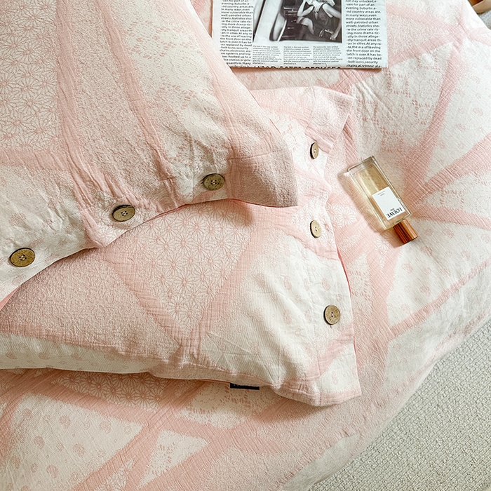 91家纺网 家纺一手货源 找家纺 （总）贝尔 PELLHOME 全棉三层纱提花四件套-埃菲尔系列AB版均为全棉提花面料（可抖音代发）