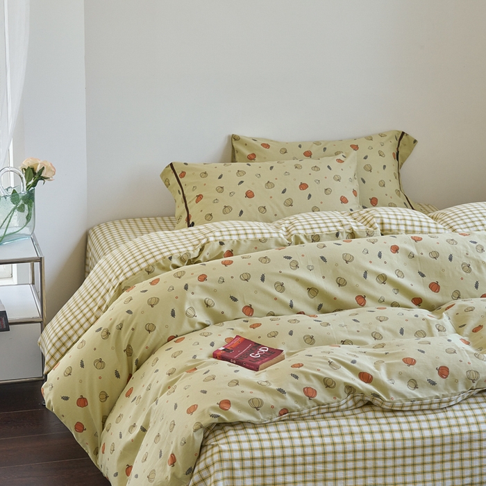 91家纺网 家纺一手货源 找家纺 （总）贝尔 PELLHOME 全棉13376水洗+全棉色织水洗棉-织带款四件套（可抖音代发）