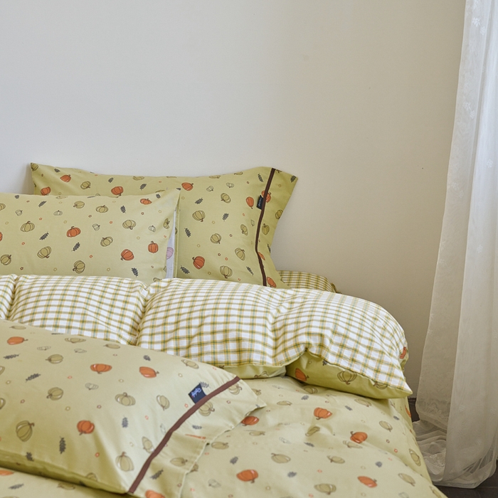 91家纺网 家纺一手货源 找家纺 （总）贝尔 PELLHOME 全棉13376水洗+全棉色织水洗棉-织带款四件套（可抖音代发）