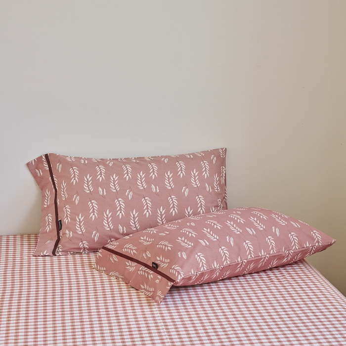 91家纺网 家纺一手货源 找家纺 贝尔 PELLHOME 全棉13376水洗+全棉色织水洗棉-织带款四件套（可抖音代发） 国宝茶