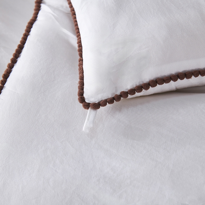 91家纺网 家纺一手货源 找家纺 爱诗诺家纺 2025年新款3D立体烫画亲肤保暖云纱棉大豆被被子被芯 云纱棉-白