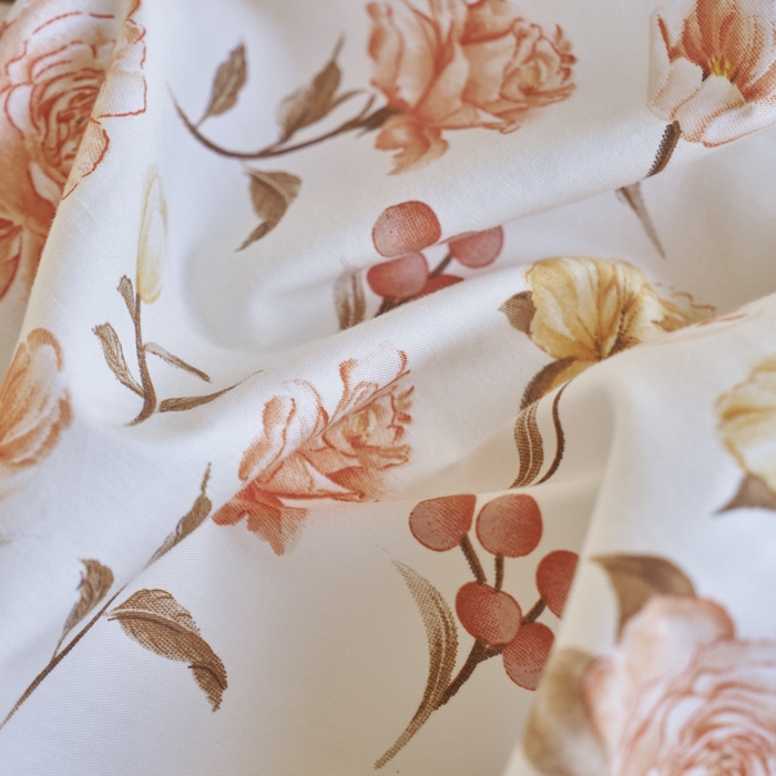 91家纺网 家纺一手货源 找家纺 贝尔 PELLHOME 全棉13376水洗+全棉色织水洗棉-织带款四件套（可抖音代发） 沙漠花粉红