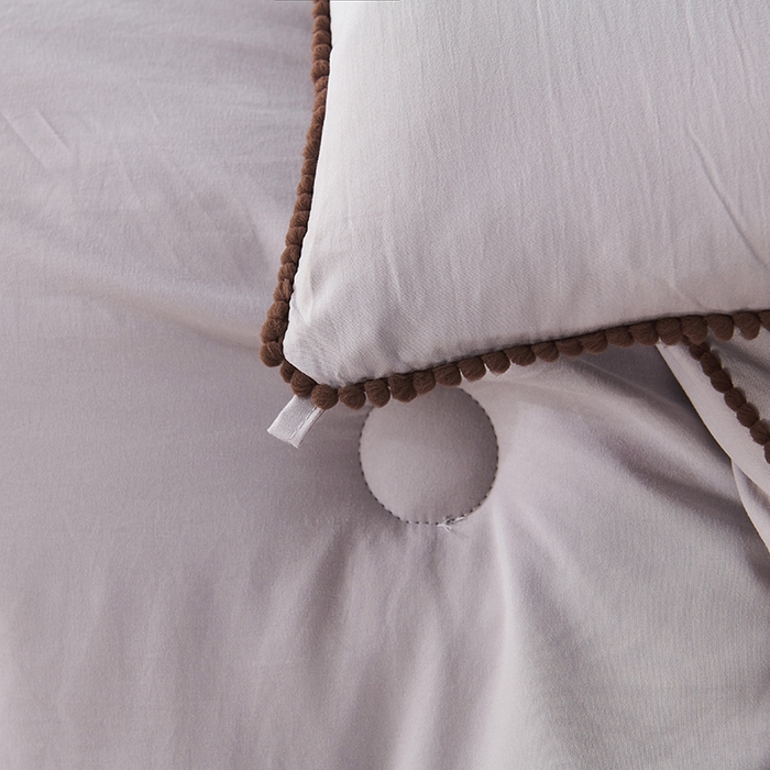 91家纺网 家纺一手货源 找家纺 爱诗诺家纺 2025年新款3D立体烫画亲肤保暖云纱棉大豆被被子被芯 云纱棉-灰（主图2）