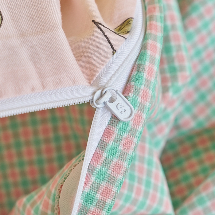 91家纺网 家纺一手货源 找家纺 贝尔 PELLHOME 全棉13376水洗+全棉色织水洗棉-织带款四件套（可抖音代发） 烟仃玫瑰-粉