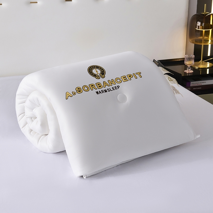 91家纺网 家纺一手货源 找家纺 爱诗诺家纺 一件代发2025年新款牛奶丝3D立体烫画大豆被春秋被直播冬被跨境电商被芯学生宿舍被子被芯 牛奶丝-白