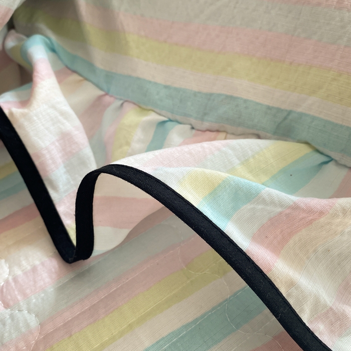 91家纺网 家纺一手货源 找家纺 （总）欧尚 2025新款皱皱纱床盖四件套