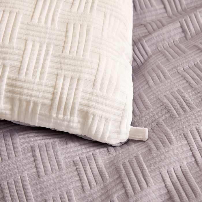 91家纺网 家纺一手货源 找家纺 （总）米米儿家纺 2025新款A类华夫格针织提花大豆冬被被子被芯