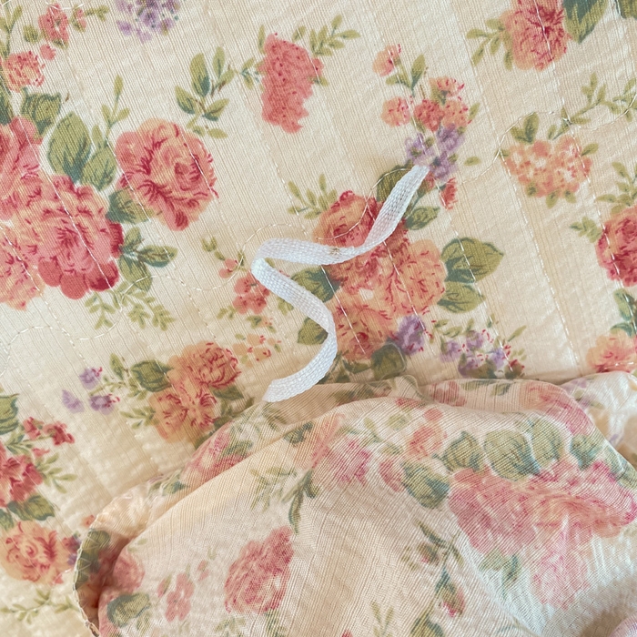 91家纺网 家纺一手货源 找家纺 欧尚 2025新款皱皱纱床盖四件套 田野