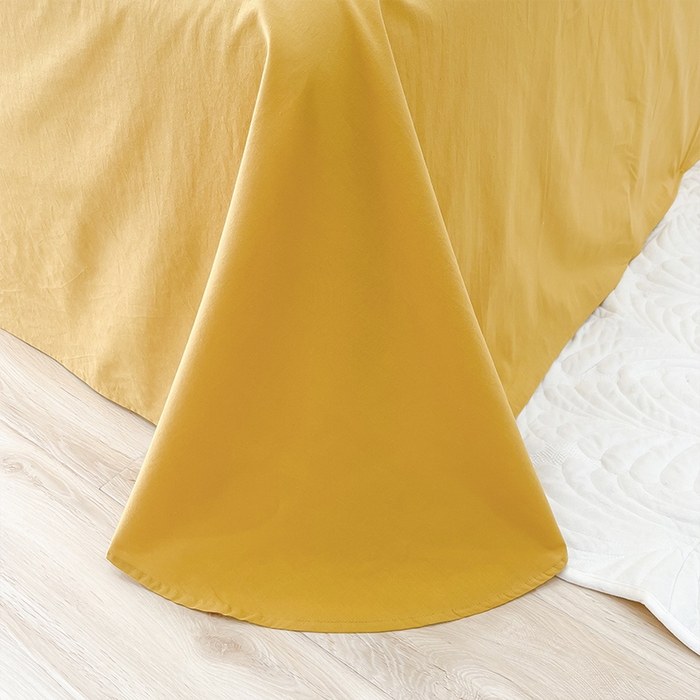 91家纺网 家纺一手货源 找家纺 贝尔 PELLHOME 全棉水洗棉宽花边镂空刺绣四件套床单床笠场景一春节不打烊（可抖音代发） 麦穗黄