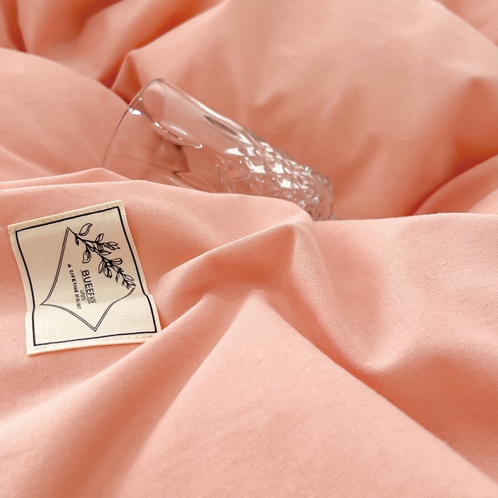 91家纺网 家纺一手货源 找家纺 贝尔 PELLHOME 全棉水洗棉宽花边镂空刺绣四件套床单床笠场景一春节不打烊（可抖音代发） 蜜糖粉