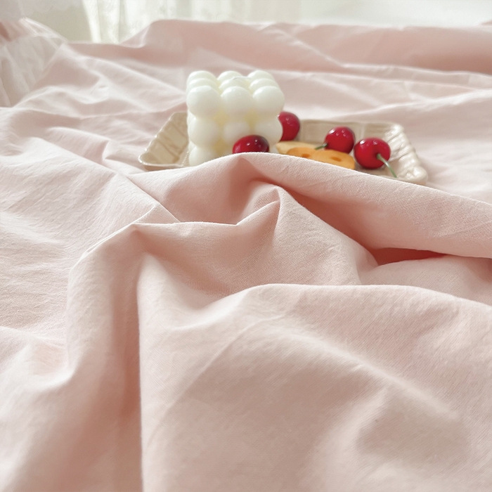 91家纺网 家纺一手货源 找家纺 贝尔 PELLHOME 全棉水洗棉宽花边镂空刺绣四件套床单床笠场景一春节不打烊（可抖音代发） 樱花粉