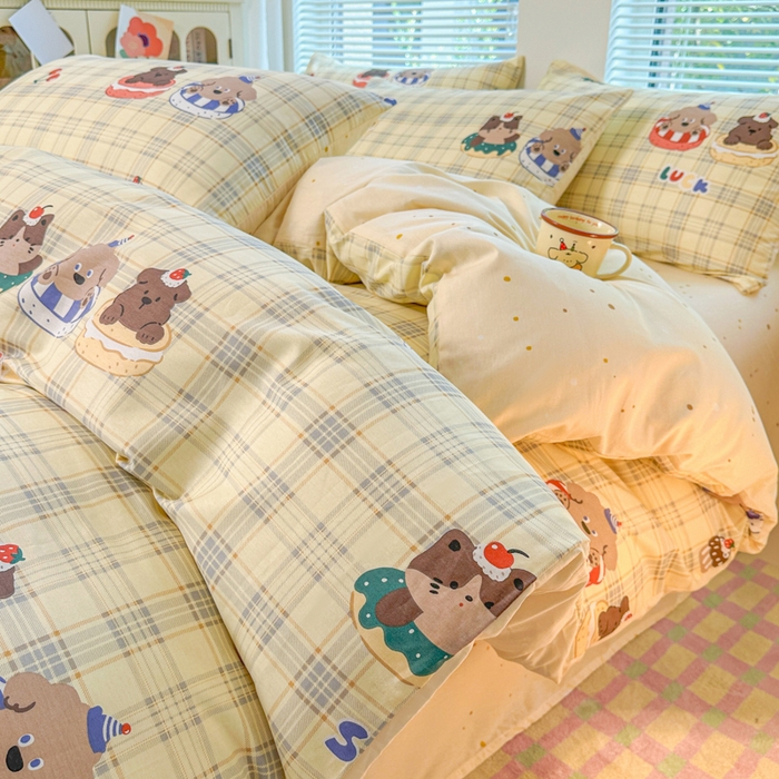 91家纺网 家纺一手货源 找家纺 （总）麦田家纺 2025新款花卉全棉印花四件套系列