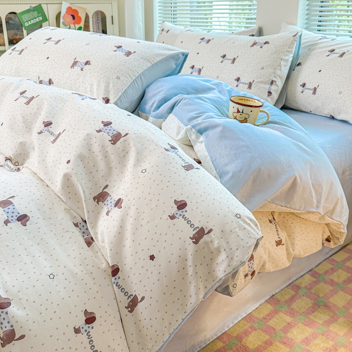 91家纺网 家纺一手货源 找家纺 （总）麦田家纺 2025新款花卉全棉印花四件套系列