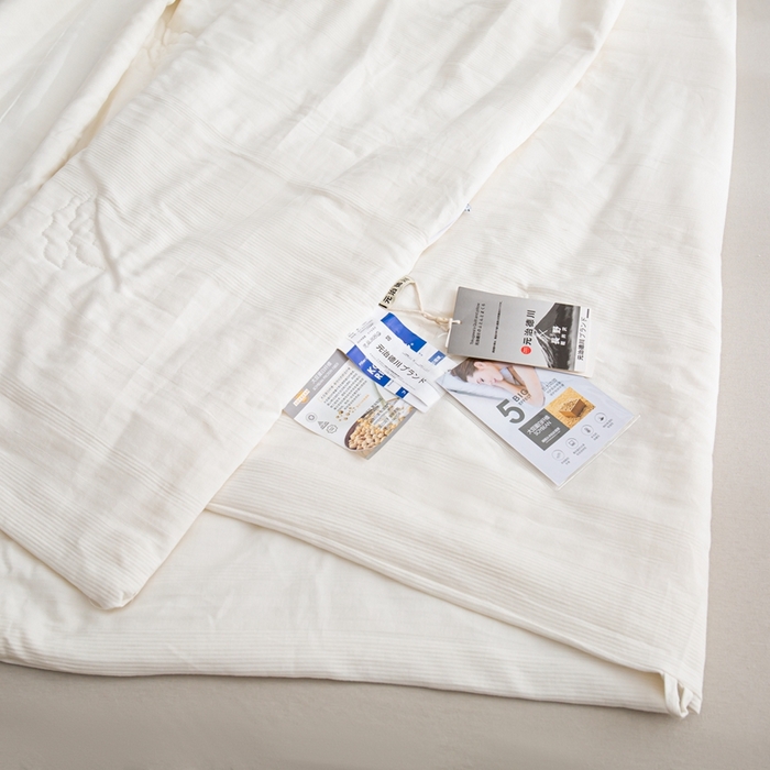 91家纺网 家纺一手货源 找家纺 （总）太阳羽 2025新款A类原棉提花大豆被抗菌夏凉被春秋被冬被