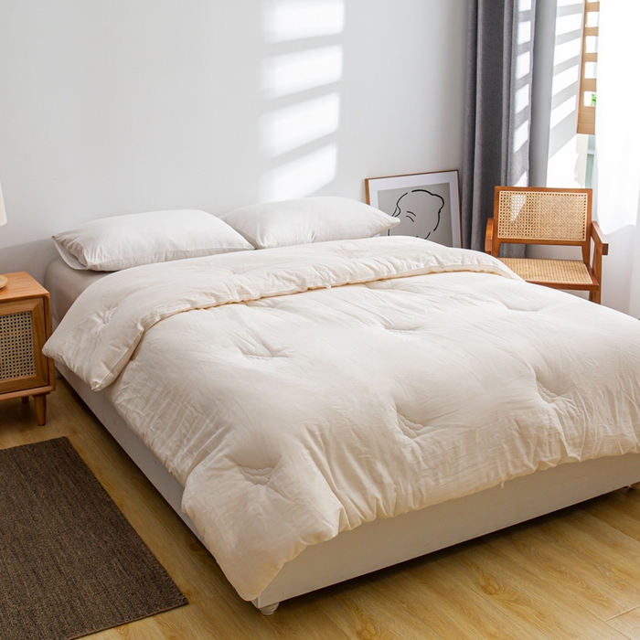 91家纺网 家纺一手货源 找家纺 （总）太阳羽 2025新款A类原棉提花大豆被抗菌夏凉被春秋被冬被