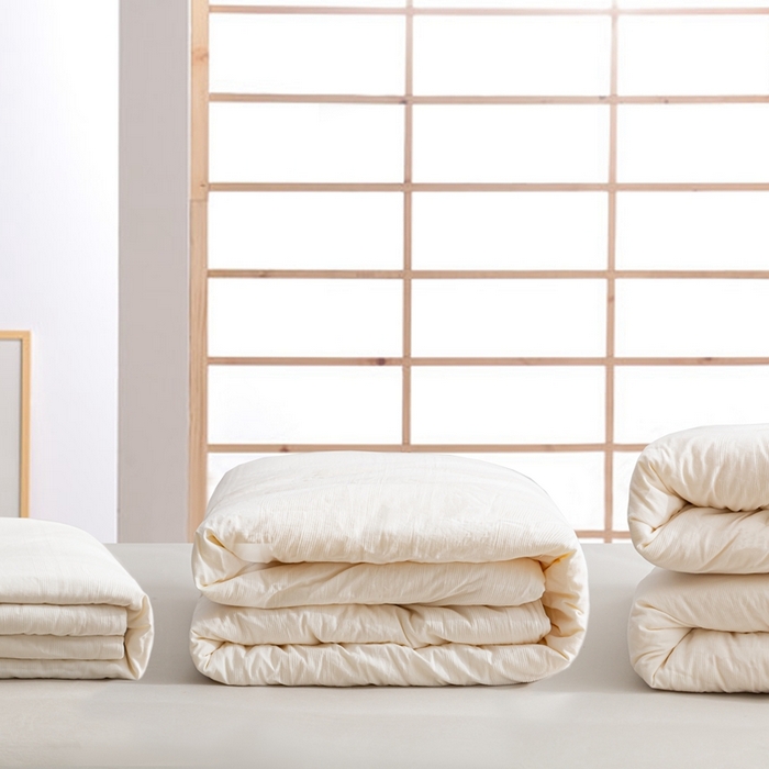 91家纺网 家纺一手货源 找家纺 （总）太阳羽 2025新款A类原棉提花大豆被抗菌夏凉被春秋被冬被