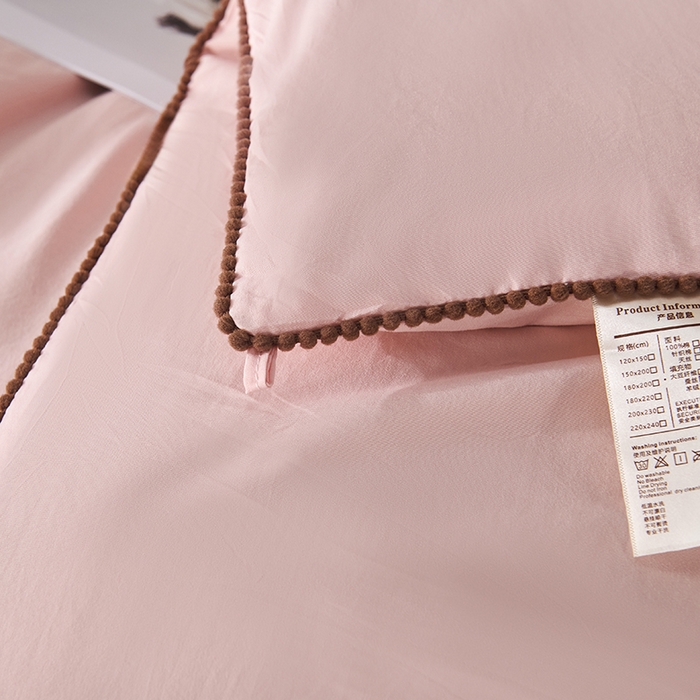 91家纺网 家纺一手货源 找家纺 爱诗诺家纺 2025年新款3D立体烫画亲肤保暖云纱棉大豆被被子被芯 云纱棉-粉（主图3）