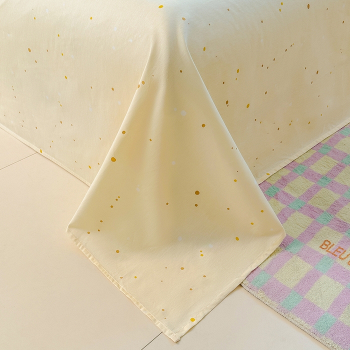 91家纺网 家纺一手货源 找家纺 麦田家纺 2025新款花卉全棉印花四件套系列 萌趣时光