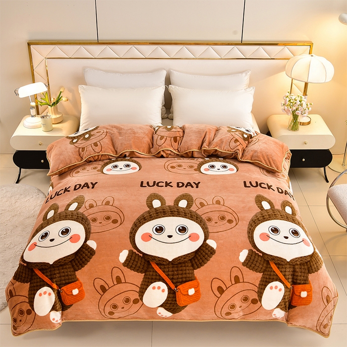 91家纺网 家纺一手货源 找家纺 （总）馨梦缘 加厚牛奶绒单被套