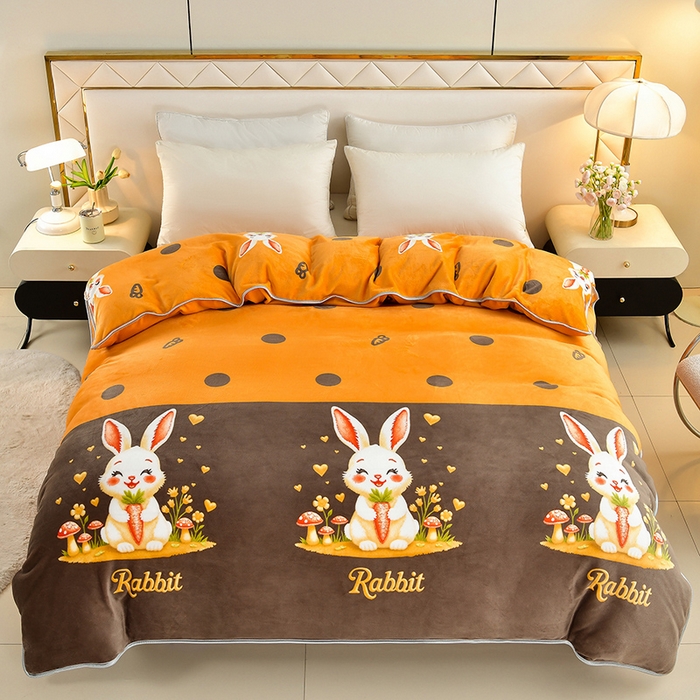 91家纺网 家纺一手货源 找家纺 （总）馨梦缘 加厚牛奶绒单被套