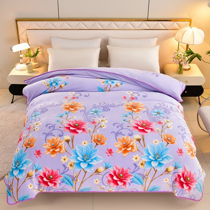 91家纺网 家纺一手货源 找家纺 （总）馨梦缘 加厚牛奶绒单被套