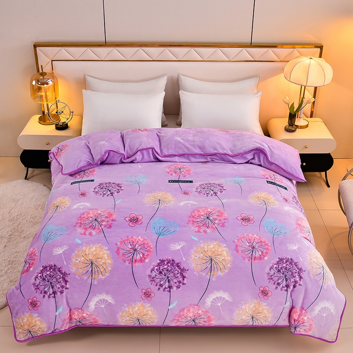 91家纺网 家纺一手货源 找家纺 （总）馨梦缘 加厚牛奶绒单被套