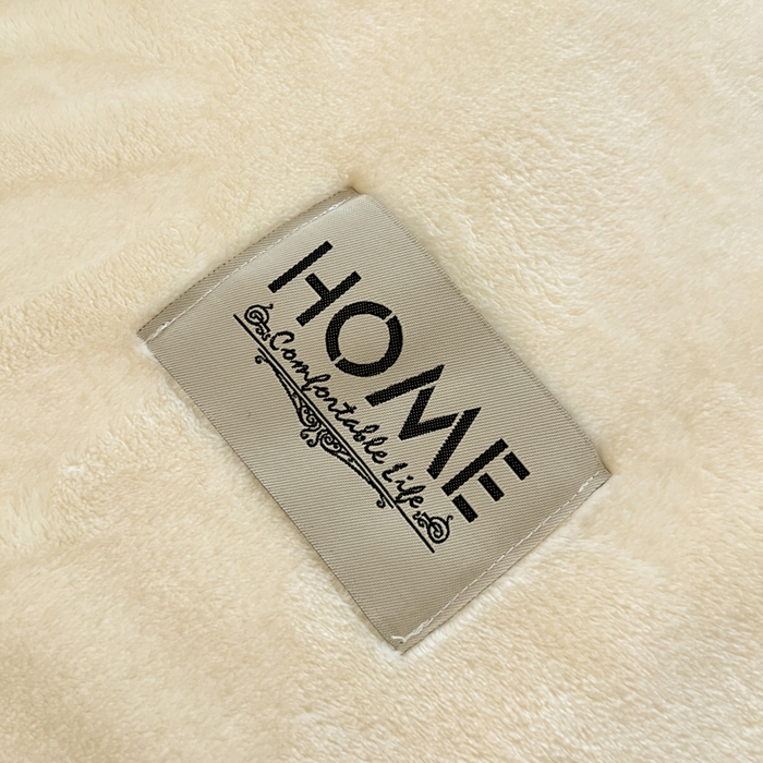 91家纺网 家纺一手货源 找家纺 穆琪 2025年新款牛奶绒盖毯 400克高克重云貂绒毛毯宽包边法莱绒毯子 布丁黄