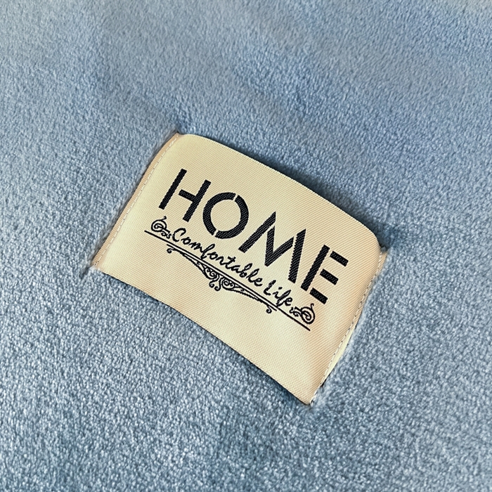 91家纺网 家纺一手货源 找家纺 穆琪 2025年新款牛奶绒盖毯 400克高克重云貂绒毛毯宽包边法莱绒毯子 蓝灰