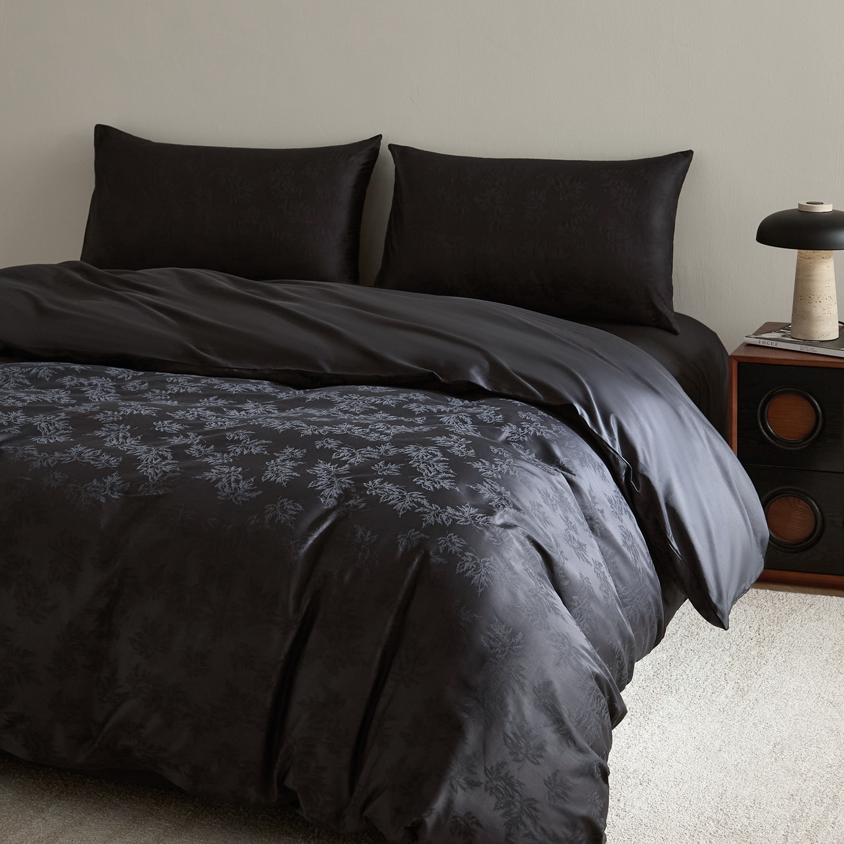 （总）ONE TWO ONE 121 2025新款秋冬高支高密提花长绒棉纯棉全棉高端贡缎四件套（【提供买家秀】为了各位老板们都有利润空间，平台控价券后不得低于228/318/338元，感谢您的配合与支