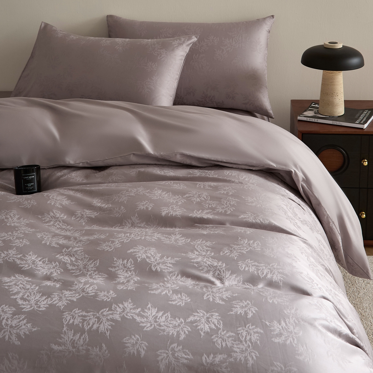 91家纺网 家纺一手货源 找家纺 ONE TWO ONE 121 2025新款秋冬高支高密提花长绒棉纯棉全棉高端贡缎四件套（【提供买家秀】为了各位老板们都有利润空间，平台控价券后不得低于228/318/338元，感谢您的配合与支持！！