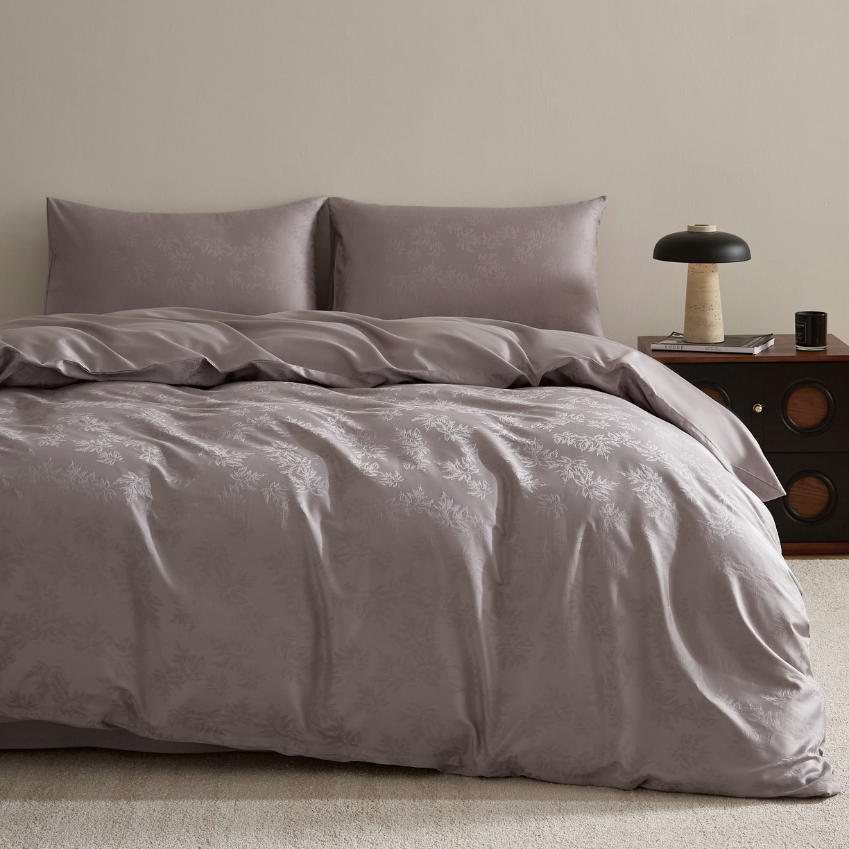 91家纺网 家纺一手货源 找家纺 ONE TWO ONE 121 2025新款秋冬高支高密提花长绒棉纯棉全棉高端贡缎四件套（【提供买家秀】为了各位老板们都有利润空间，平台控价券后不得低于228/318/338元，感谢您的配合与支持！！