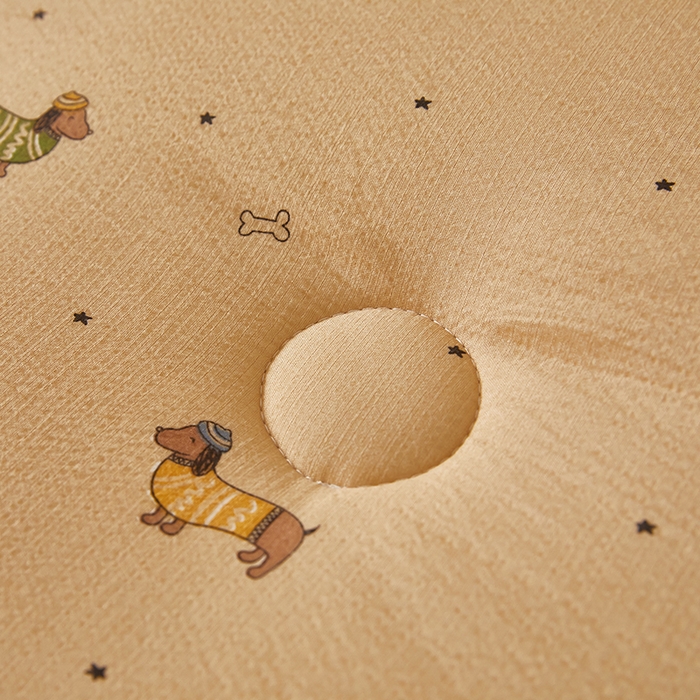 91家纺网 家纺一手货源 找家纺 南方印象 2025新款木棉冬被 小萌狗-双层纱