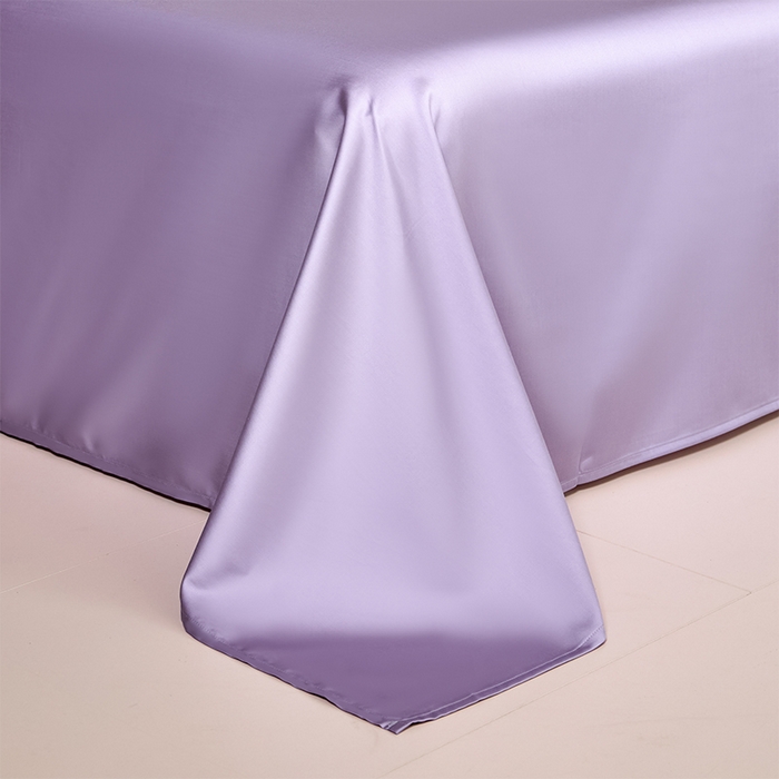 91家纺网 家纺一手货源 找家纺 618家纺 2025新款A类新疆长绒棉四件套--甜茉 甜茉紫