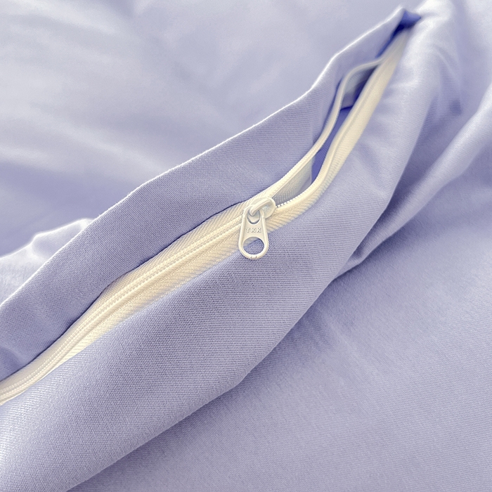 91家纺网 家纺一手货源 找家纺 世爵 2025新款热款轻奢简约风高克重纯色140克水洗磨毛四件套 蓝灰