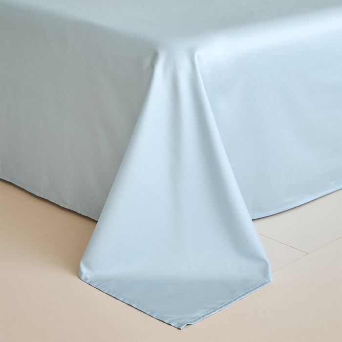 91家纺网 家纺一手货源 找家纺 618家纺 2025新款A类新疆长绒棉四件套--邂逅山茶 邂逅山茶蓝