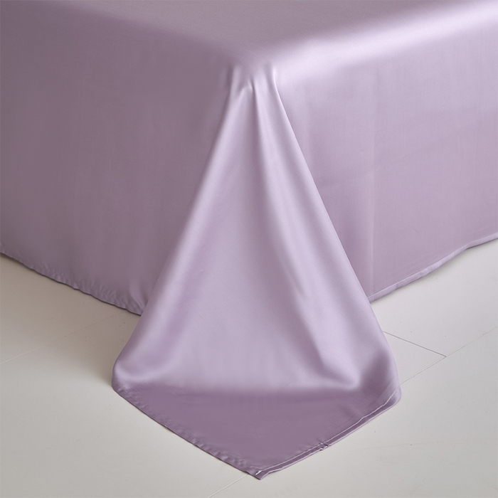 91家纺网 家纺一手货源 找家纺 618家纺 2025新款A类新疆长绒棉四件套--邂逅山茶 邂逅山茶紫