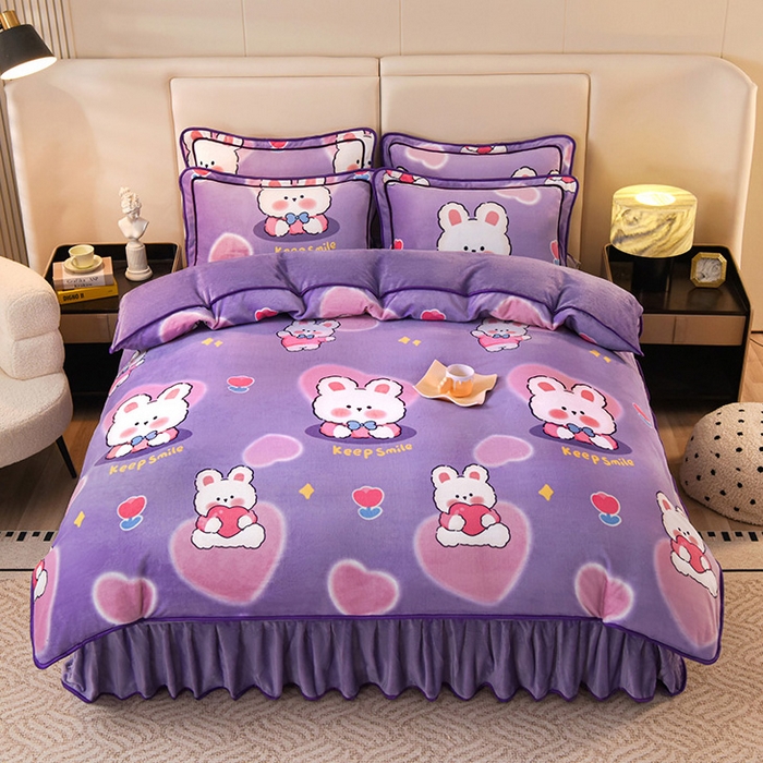 91家纺网 家纺一手货源 找家纺 （总）馨梦缘 加厚牛奶绒单被套