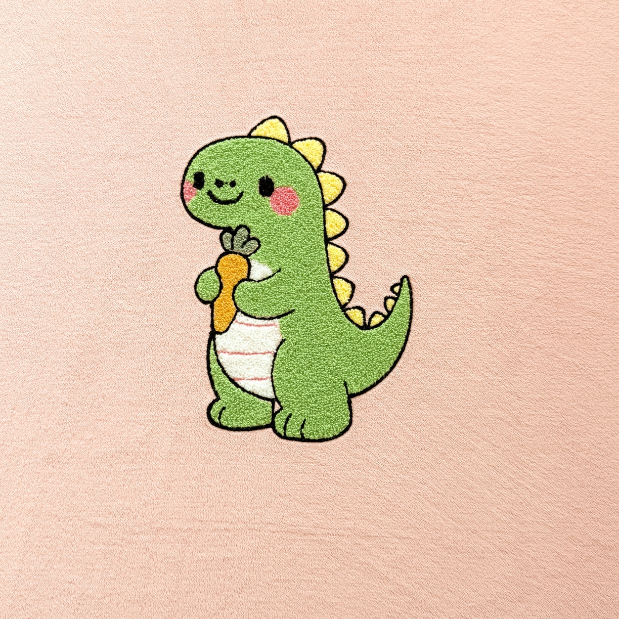 91家纺网 家纺一手货源 找家纺 湘之帛 2025新款牛奶绒印花床笠 小恐龙-粉色