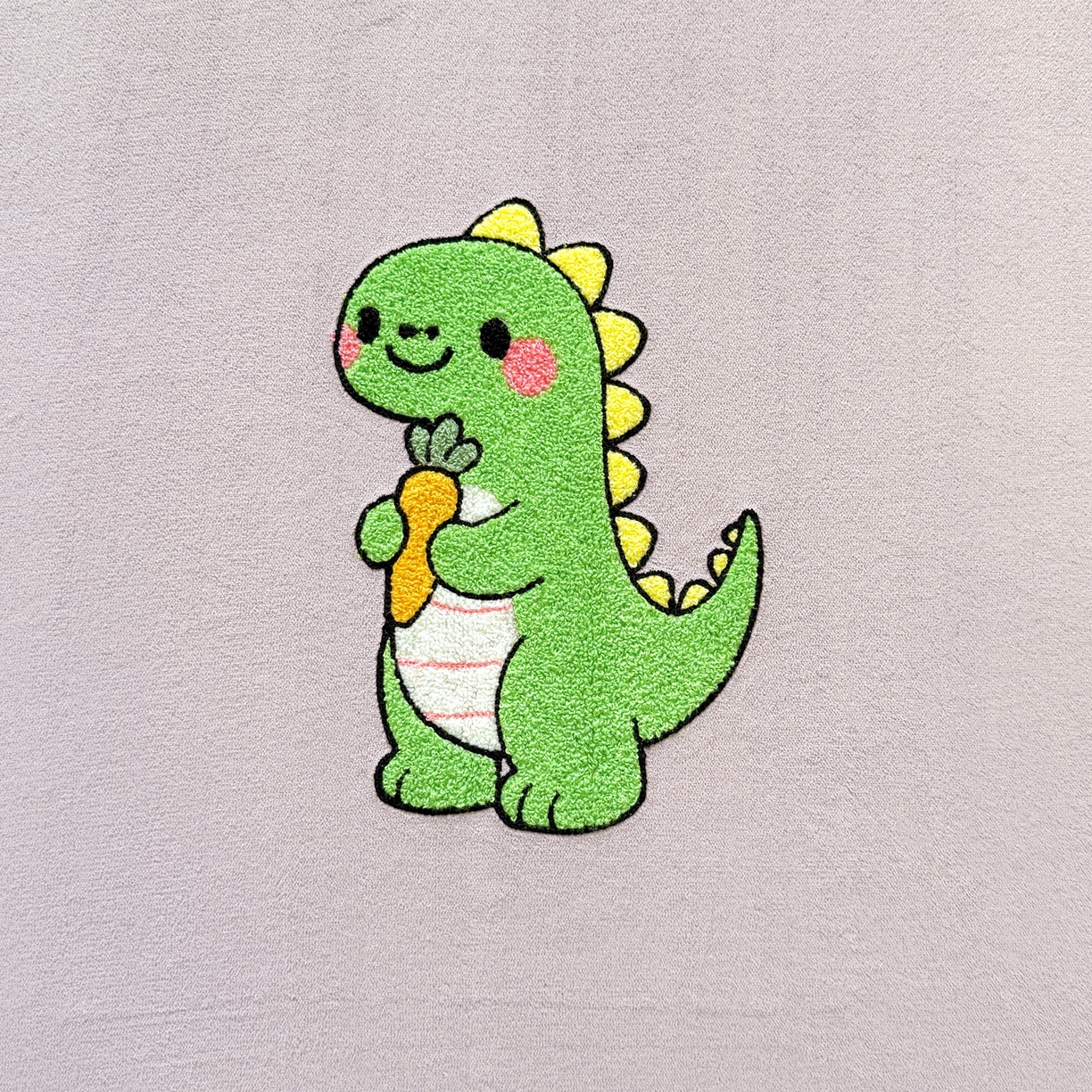 91家纺网 家纺一手货源 找家纺 湘之帛 2025新款牛奶绒印花床笠 小恐龙-紫色