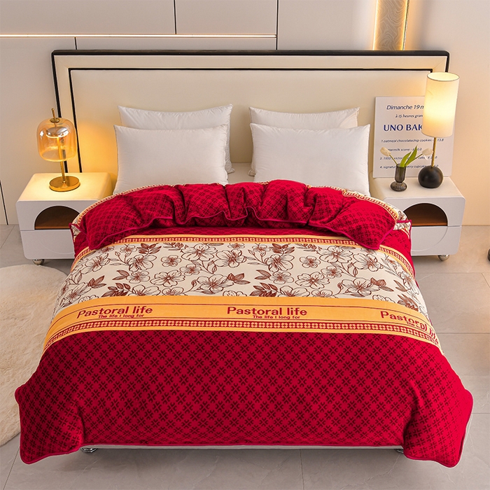 91家纺网 家纺一手货源 找家纺 （总）馨梦缘 加厚牛奶绒单被套