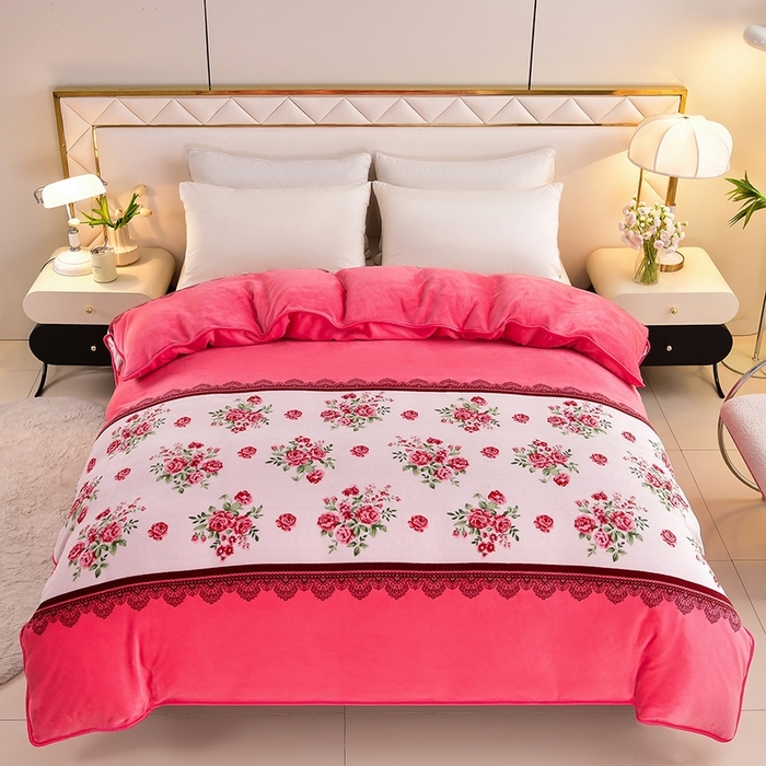 91家纺网 家纺一手货源 找家纺 （总）馨梦缘 加厚牛奶绒单被套