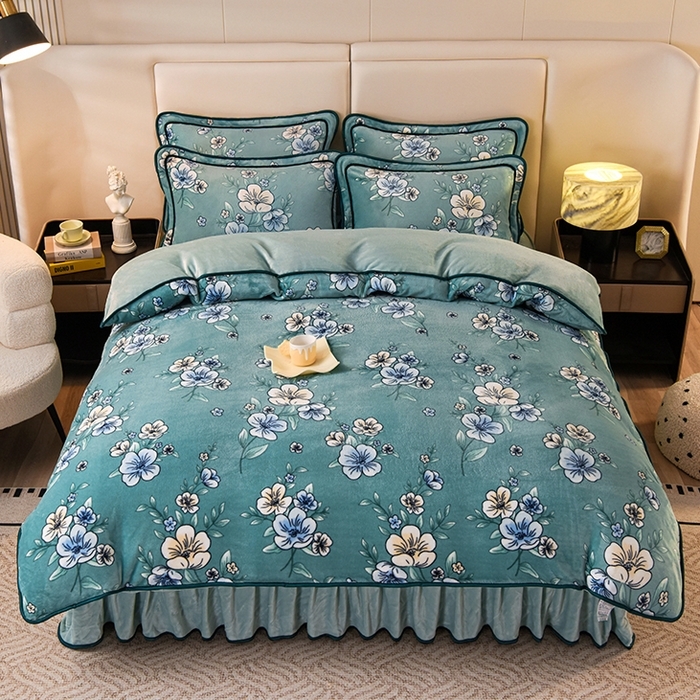 91家纺网 家纺一手货源 找家纺 （总）馨梦缘 加厚牛奶绒单被套