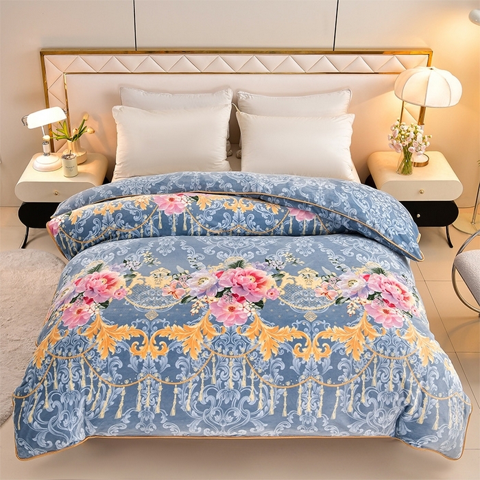 91家纺网 家纺一手货源 找家纺 （总）馨梦缘 加厚牛奶绒单被套