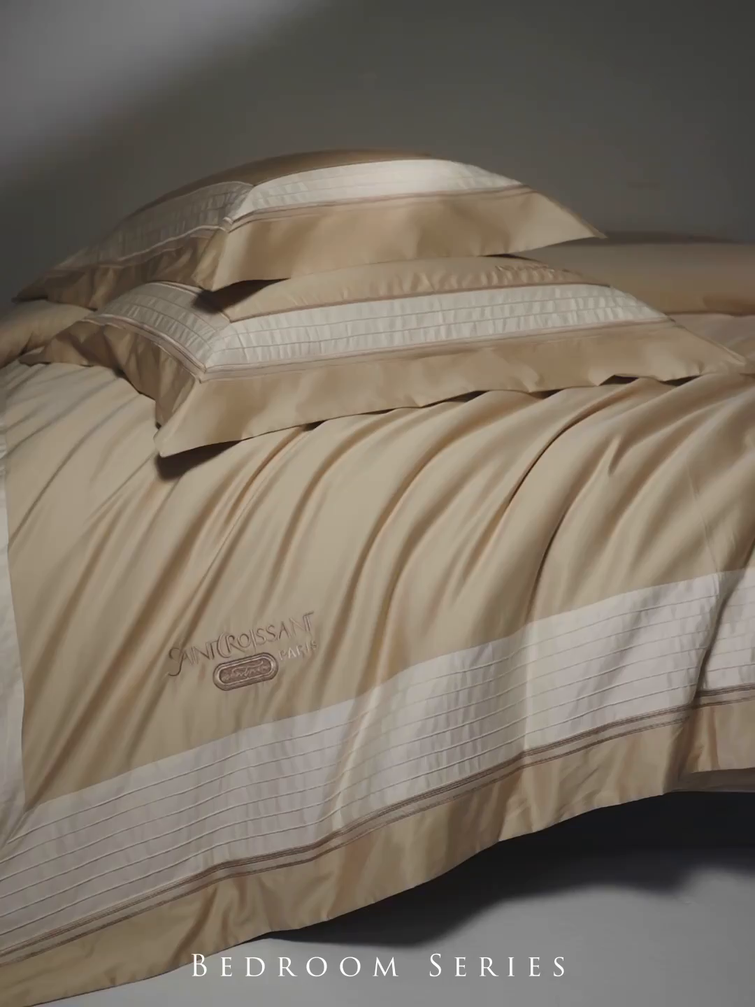 91家纺网 家纺一手货源 找家纺 （总）高大尚婚庆馆 2025秋冬新款长绒棉高奢系列四件套-圣卡罗